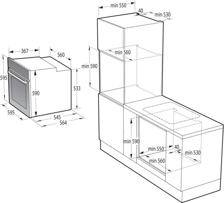Actual product image Gorenje BO 6717 E03X