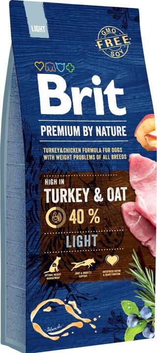 Brit PREMIUM Dog by Nature Light 15 kg (Adulto, 1 pz., 15000 g)