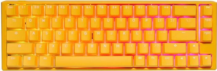 Produktbild Ducky One 3 Yellow SF Gaming Tastatur, RGB LED - MX-Red (US) (US, Kabelgebunden)