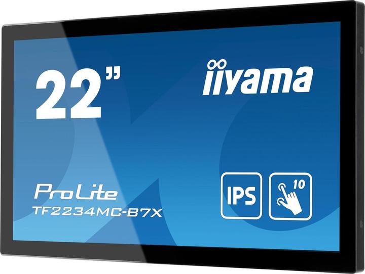 Image du produit iiyama 21,5 pouces IPS 1920 x 1080 10 Point Touch Anti-Fingerprint 1000:1 305 cd (1920 x 1080 pixels, 22")