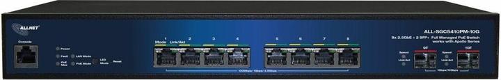 Immagine prodotto Allnet Apollo full managed Layer2+ 10Port - 8x 2,5GB - PoE Budget 240W - 8x PoE at - 2x SFP+ - Apol (10 Porti)
