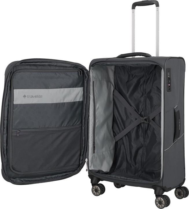 Immagine prodotto Travelite Trolley + Valigia Skaii 4w Trolley M (67 l, M (50 - 90l))