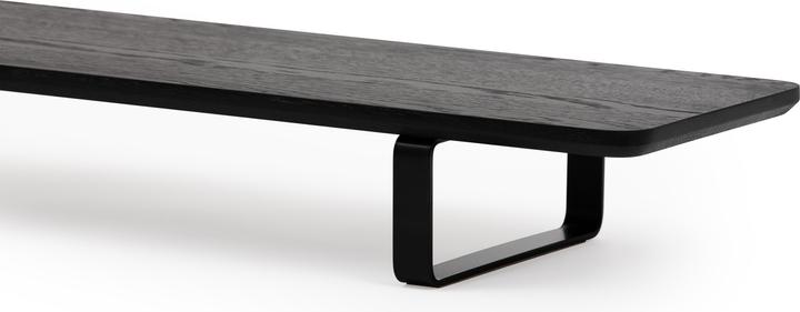 Actual product image Oakywood Desk Shelf - dual monitor stand - made of solid wood - colour Black / Black -