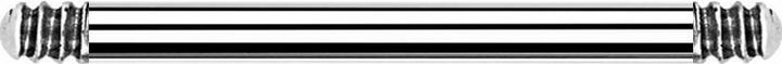 Star Piercing Micro Barbell-Stab silber (Chirurgenstahl 316L)