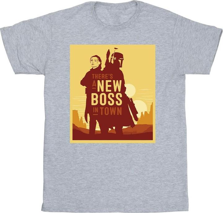 Produktbild Star Wars The Book Of Boba Fett New Boss Sun Silhouette TShirt (M)