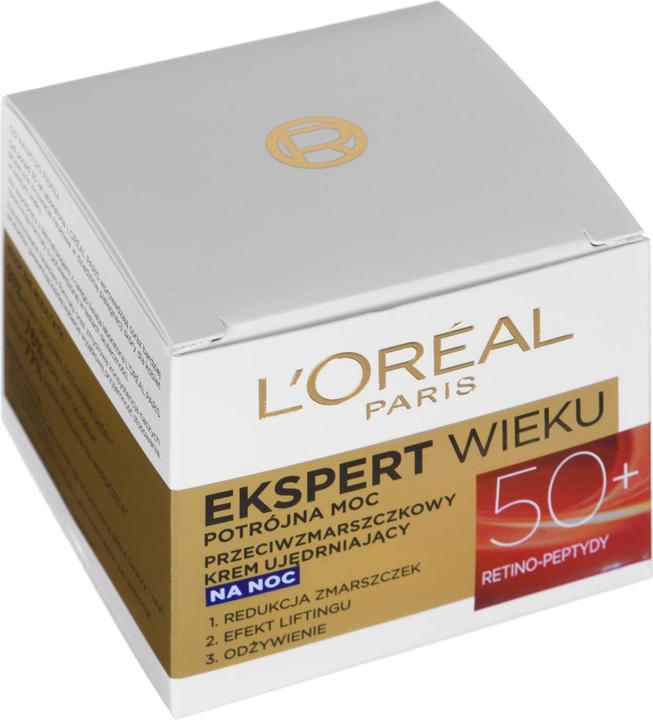 Actual product image L'Oréal Paris L'Oréal Age Specialist Expert Age 50+ night face cream 50ml (50 ml, Night cream)