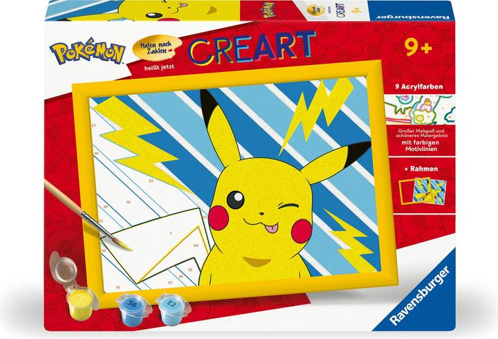 Produktbild Ravensburger CreArt - Malen nach Zahlen 25557 - Pikachu - ab 9 Jahren