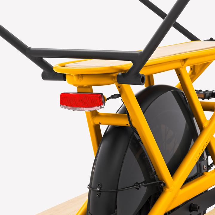 Image du produit Btwin Vélo utilitaire électrique Cargobike R500E Longtail V2 jaune