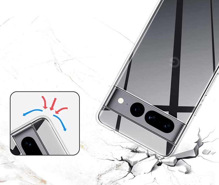 Immagine prodotto Screenguard Custodia trasparente in TPU flessibile (Google Pixel 7 Pro)