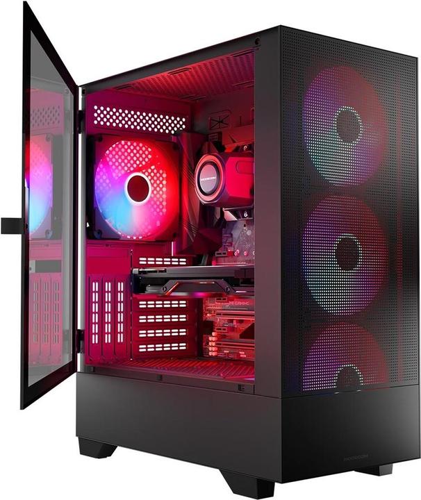 Image du produit Modecom Étui SIROCO ARGB FLOW MIDI USB 3.+TYPE-C (mATX, Mini-ITX)