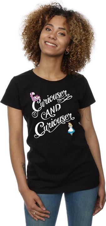 Actual product image Alice In Wonderland Womens/Ladies Curiouser And Curiouser T-Shirt (XS)