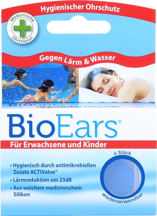 Cirrus Healthcare BioEars Antimikrobielle Silikon-Ohrstöpsel, 5 St. Ohrstöpsel