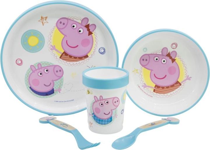 Produktbild Stor Peppa Pig - Premium Geschirr-Set 5-teilig