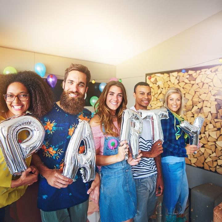 Produktbild Hermex Buchstabenballon N Silbrig Geburtstagsparty Ballon Folienballon 60cm