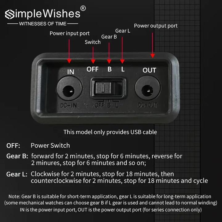 Immagine prodotto Cbx Uhrenbeweger für 1 Uhr, Watchwinder (1 x)