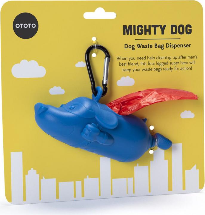 Actual product image Ototo Mighty Dog - Container for dog bags (Dog)