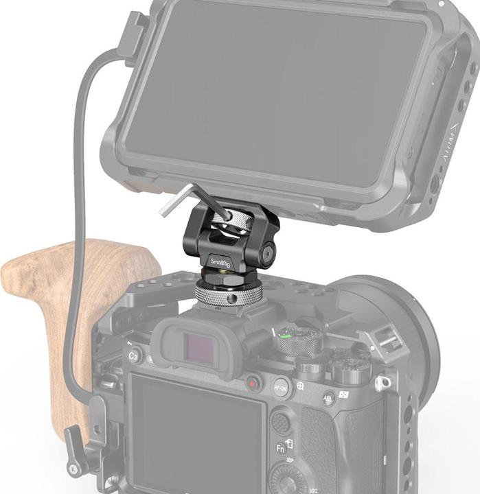 Immagine prodotto SmallRig Supporto per monitor orientabile e regolabile in inclinazione con attacco a slitta fredda (Accessori per monitor)