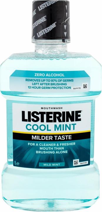 Listerine Mouthwash Cool Mint Mild Mint (1000 ml, Mundwasser)