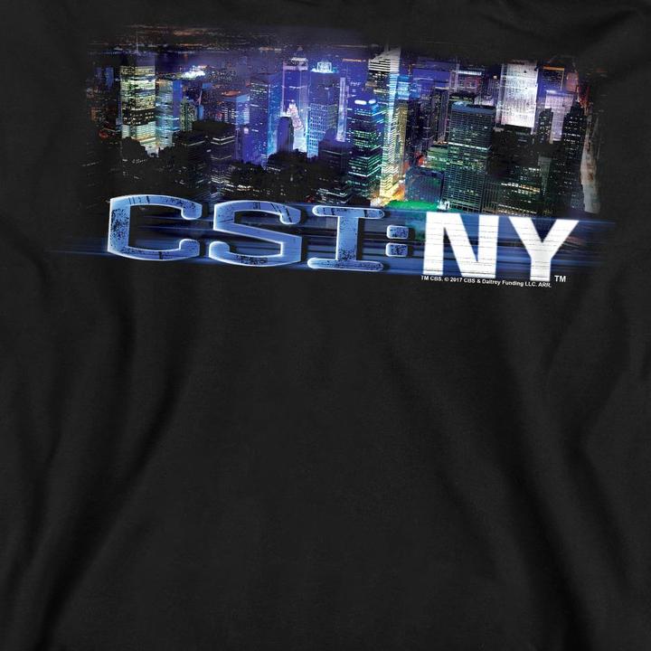 Actual product image Csi: NY Unisex Adult Never Rests Sweatshirt (XXL)