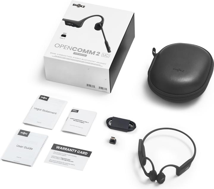 Produktbild Shokz OpenComm2 USB-C Dongle (NC, 8 h, Kabellos)