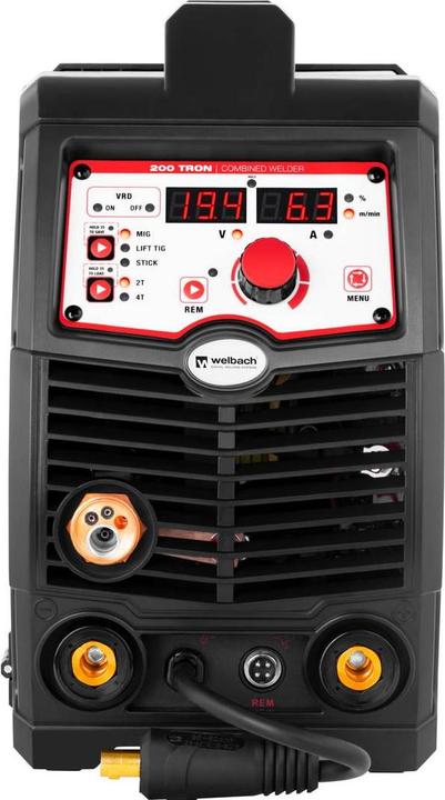 Actual product image Stamos Combined Welder - Digital - TIG - MIG/MAG - MMA - 200 A