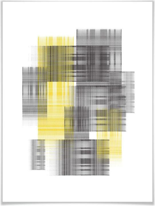 Produktbild Trenddeko Yellow grid (30 x 40 cm)