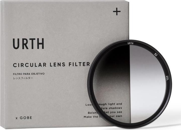 Urth Filtre souple gradué 52mm ND8 Lens (Plus+) (Filtre gris neutre)
