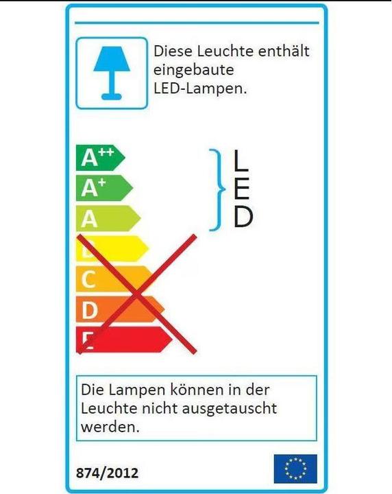 Energie-Label Panzeri Design PANZERI Tischleuchte JACKIE Titan (526 lm)
