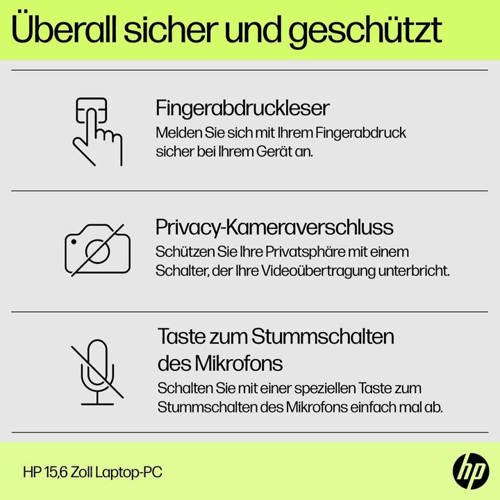 Produktbild HP 15-fd0054ng (15.60", Intel Core i5-1334U, 16 GB, 512 GB, DE)