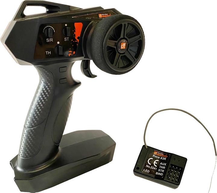 Immagine prodotto DF-Models Set di telecomandi Race X3 (3Ch) con ricevitore