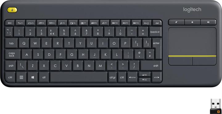 Logitech K400 Plus (CH, Senza fili)