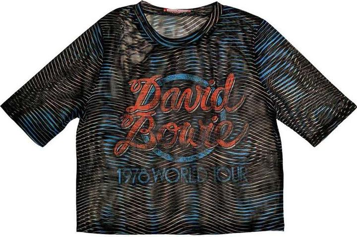 David Bowie 1981 World Tour Crop Top (Girlie) (S)