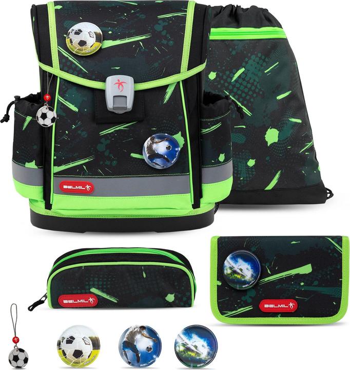 Produktbild Belmil CLASSY Plus Schulrucksack-Set Neon Sport (19 l)