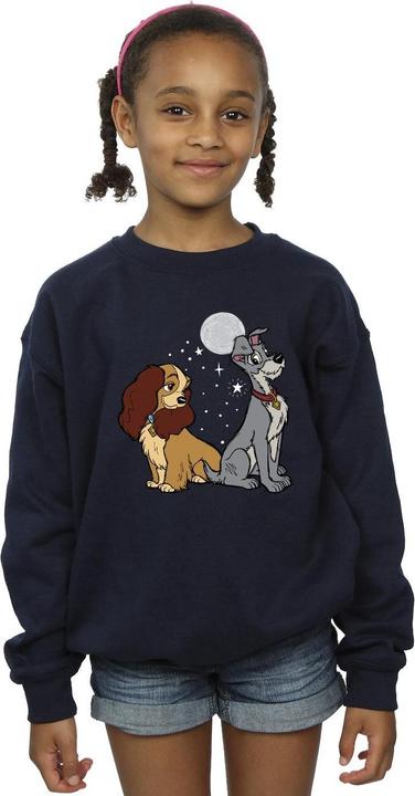 Immagine prodotto Disney Lady And The Tramp Moon Felpa Ragazze (128)