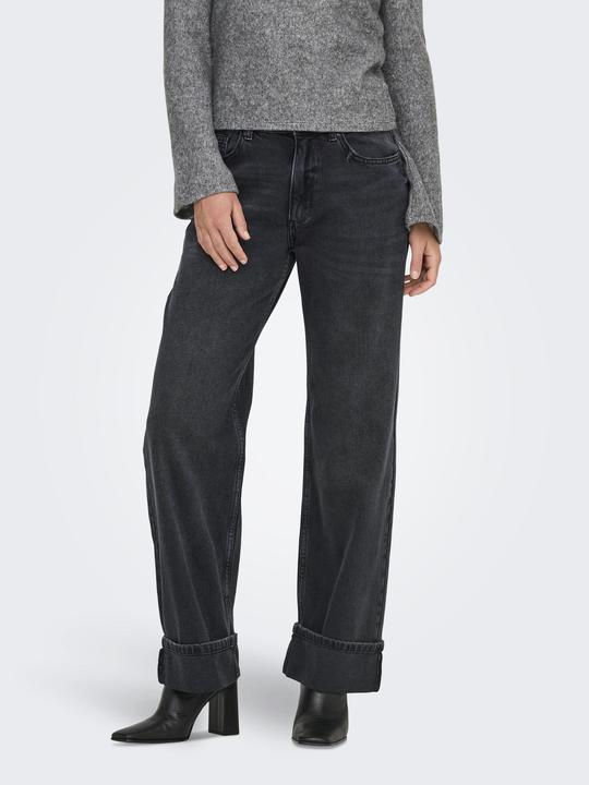 Produktbild Only ONLELLA Mittlere Taille Gerade geschnitten Jeans Weit geschnitten jeans (L)