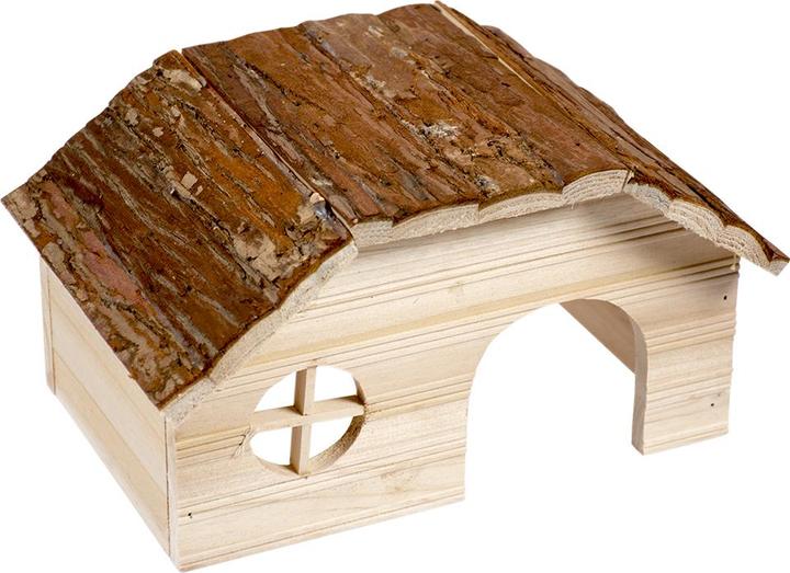 Immagine prodotto EBI Duvo+ Casetta in legno con tetto in corteccia Roditore