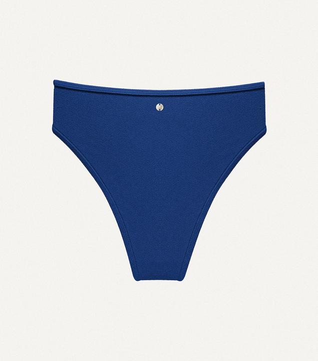 Dark blue terry towelling