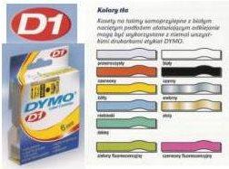 Produktbild Dymo D1 Schriftband 43610 6mmx7.0m schwarz->transp. (0.60 cm, Transparent, Schwarz)