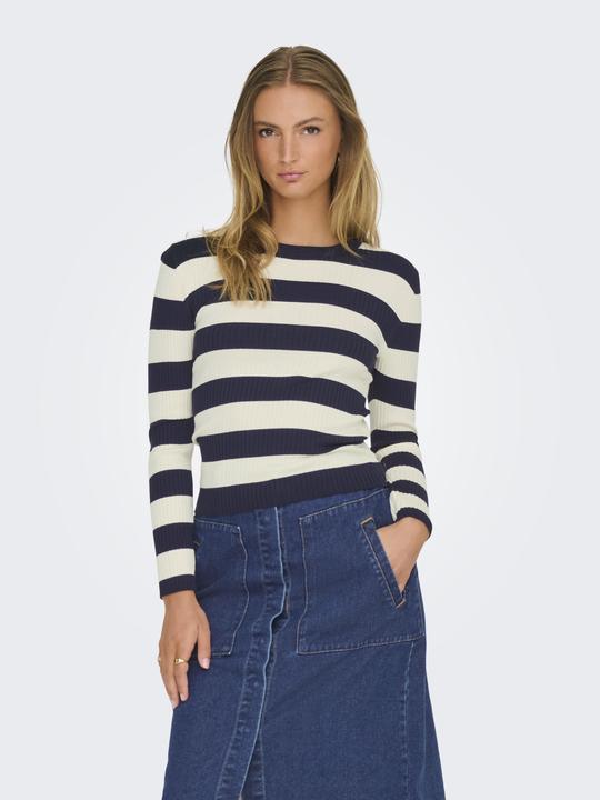 Actual product image JdY Ribbed round neck jumper knitted jumper (M)