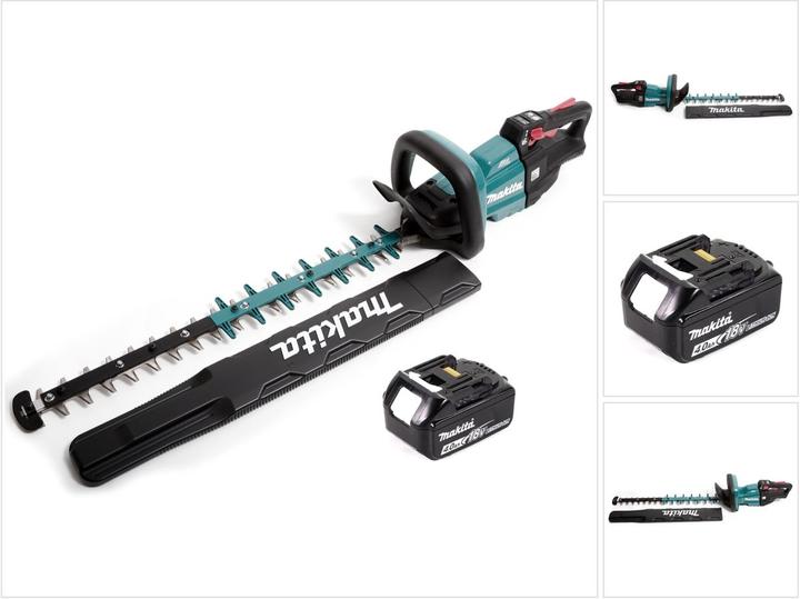 Productafbeelding Makita DUH 601 M1 accu heggenschaar 18V 60cm borstelloos + 1x accu 4,0Ah - zonder lader (Draadloze heggenschaar)