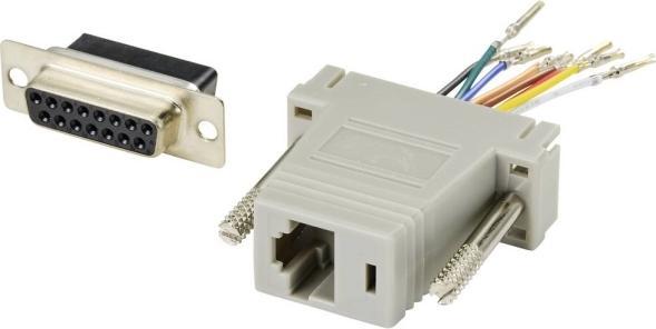Immagine prodotto Tru Components Adattatore D-SUB Presa D-SUB 15pol.