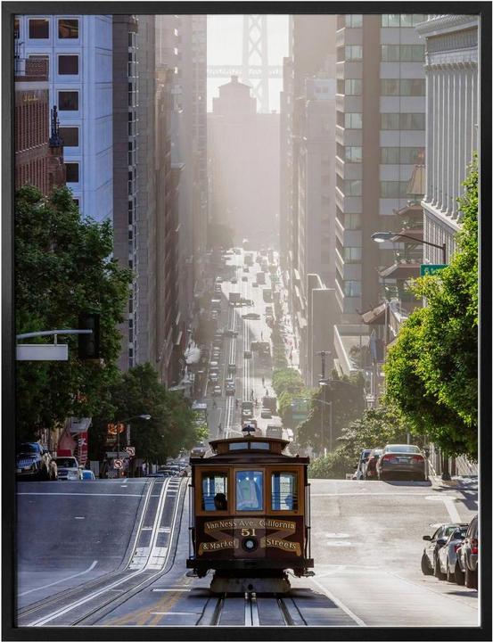 Produktbild Trenddeko Cable Car in San Francisco (100 x 120 cm)