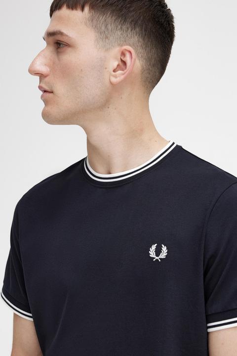 Produktbild Fred Perry Twin Tipped T-Shirt black (L)