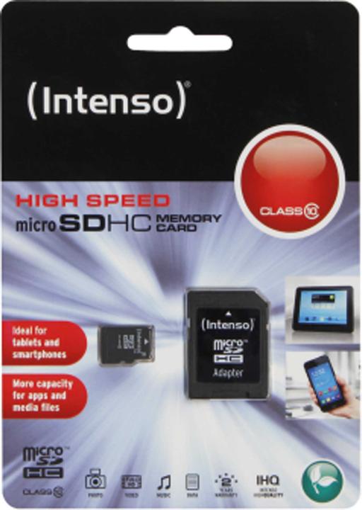 Actual product image Intenso microSD Class 10 (16 GB, microSDHC, U1)