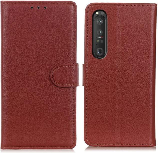 Productafbeelding MU Classic Litchi Leren Boekomslag Serie (Sony Xperia 1 III)