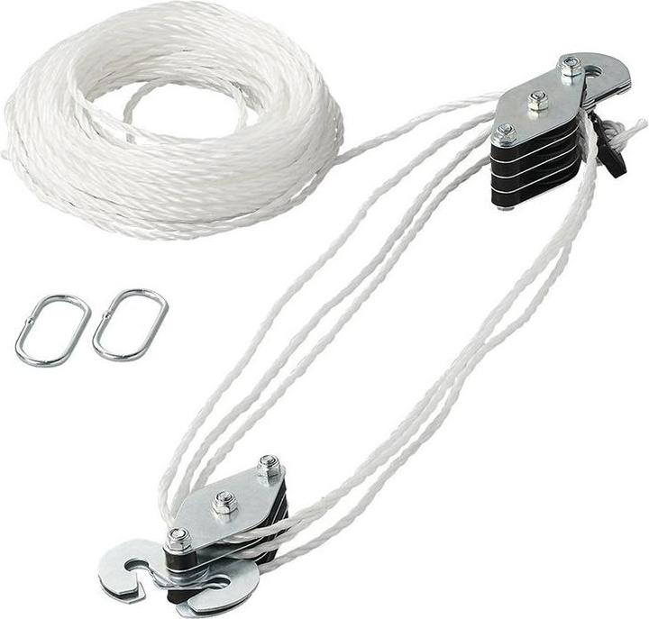 ProPlus Poulie avec câble en nylon
