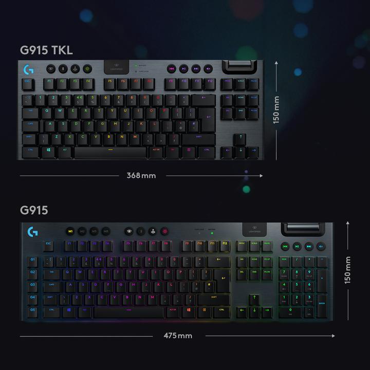 Produktbild Logitech G915 Lightspeed (US, Kabellos)