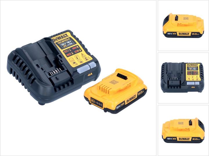 Actual product image DeWalt DCB 1104 D1 Battery Starter Set 12 V / 18 V 1x Battery 2.0 Ah + DCB 1104 Charger (18 V)