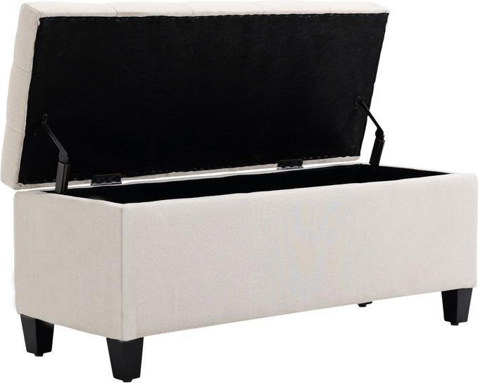 Immagine prodotto Swisshandel24 Panca Panca imbottita con vano portaoggetti Panca per cassapanca Corridoio Camera da letto (100 cm)