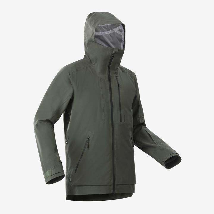 Wedze Skijacke Herren warm und atmungsaktiv - FR500 dunkelgrün (XXL)